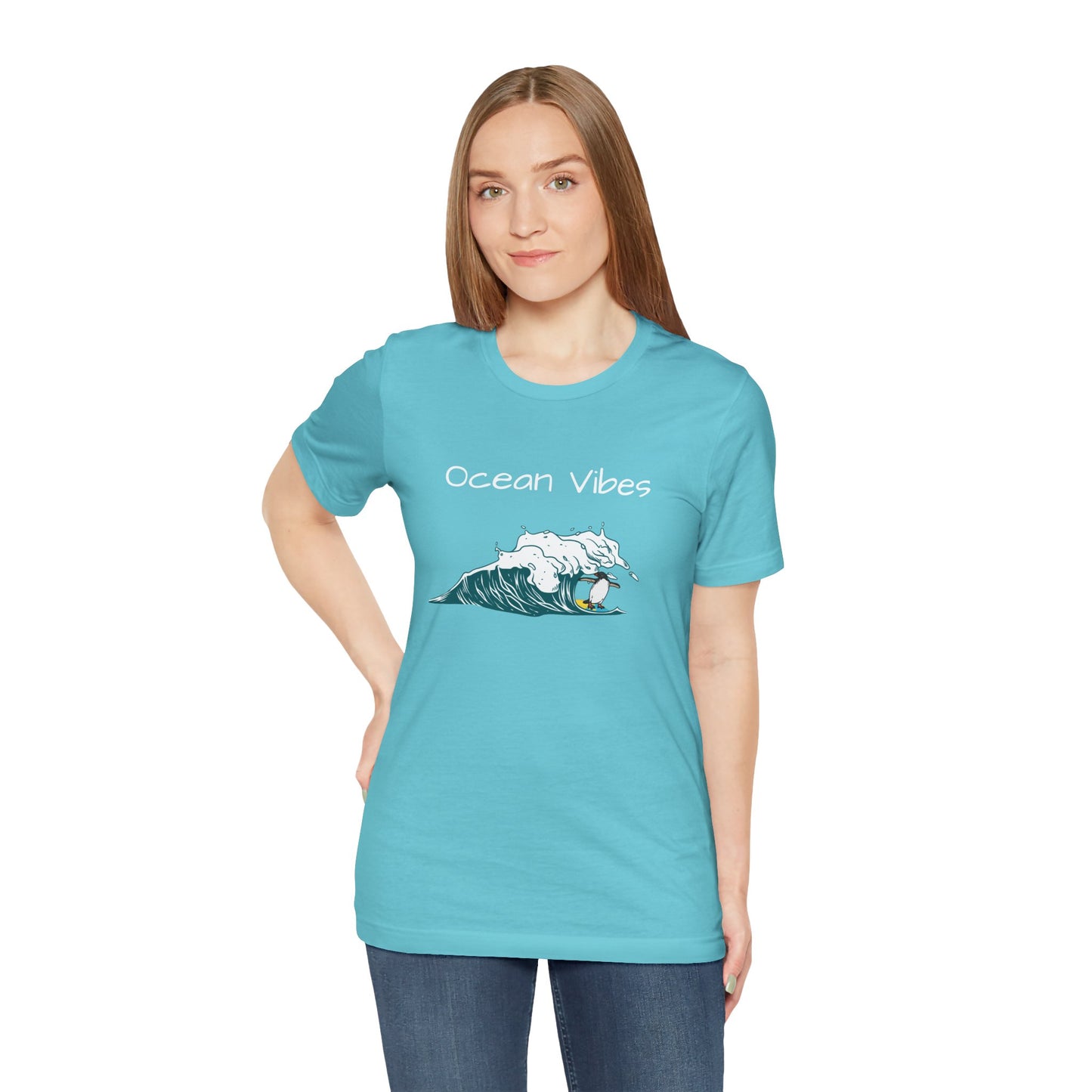 Ocean Vibes. Unisex Jersey Short Sleeve Tee