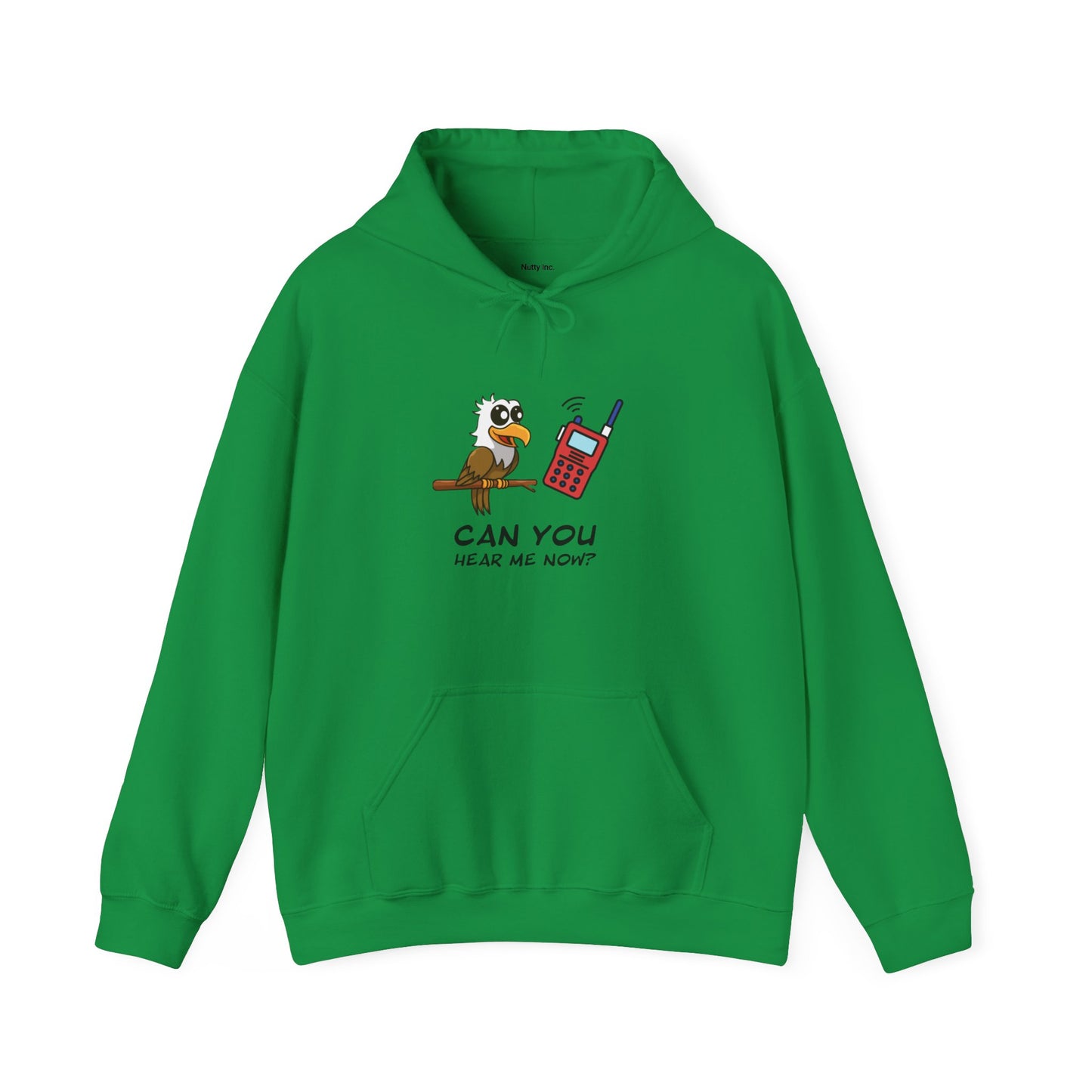 Burrowing Owl. Can You Hear Me Now? Unisex Hooded Sweatshirt.