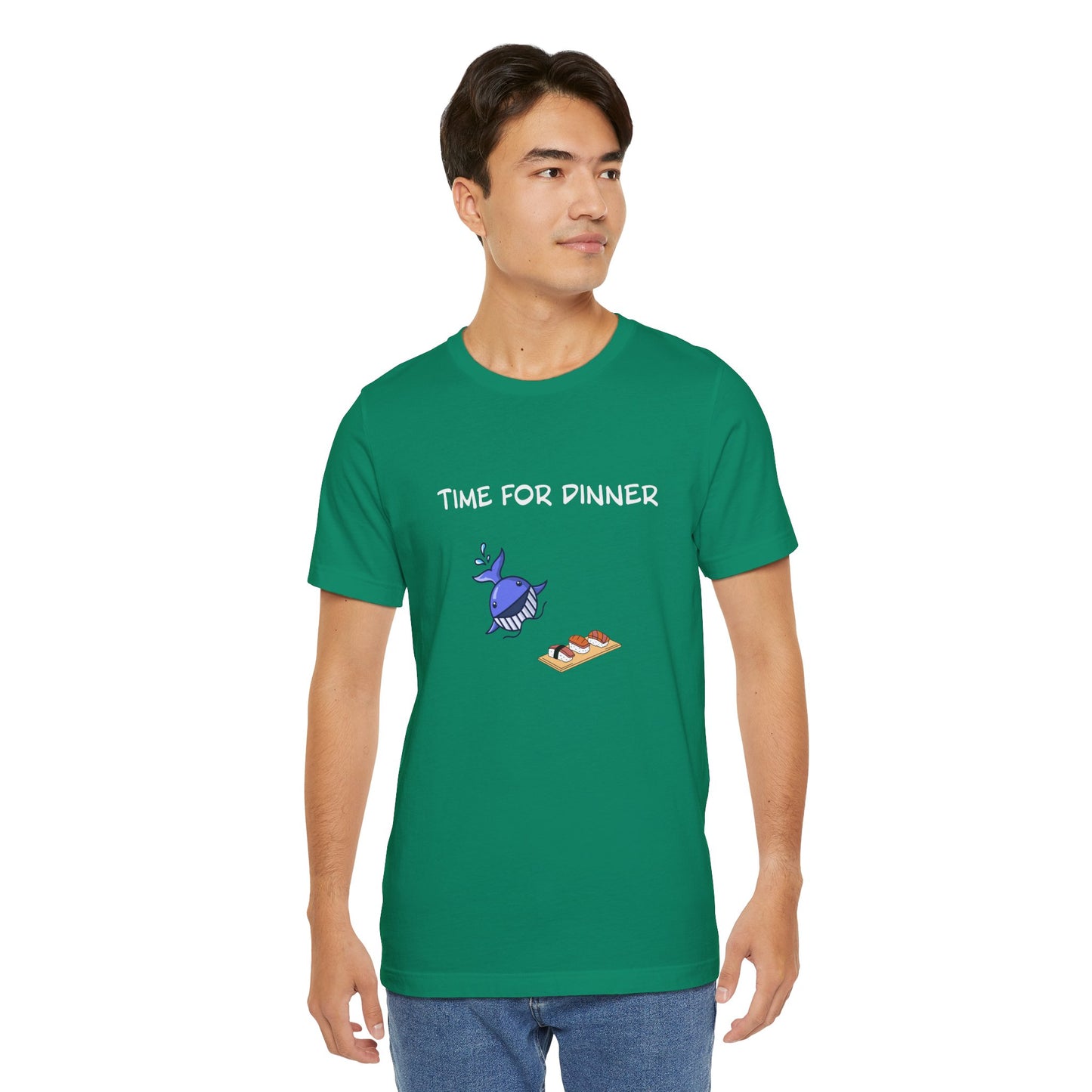 Time For Dinner. Unisex Jersey Short Sleeve Tee