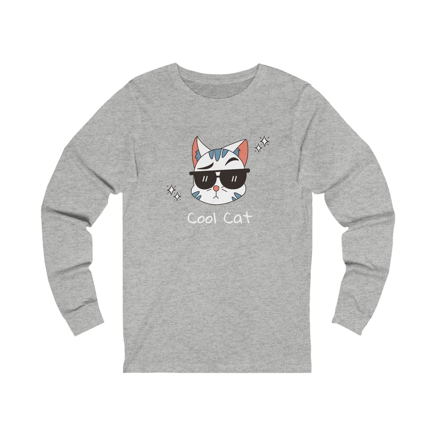 Coco The Coolest Cat I Know. Unisex Jersey Long Sleeve Tee.