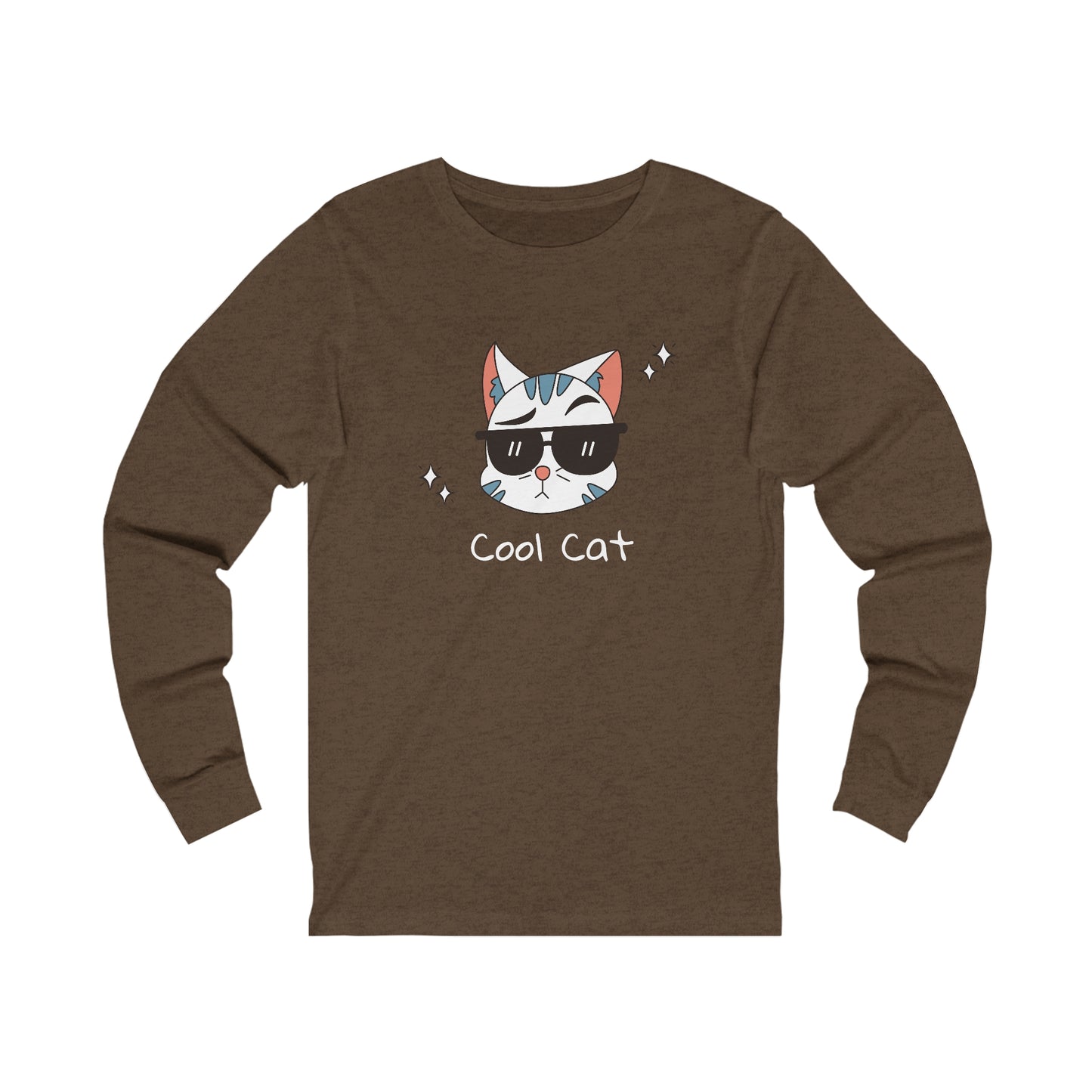 Coco The Coolest Cat I Know. Unisex Jersey Long Sleeve Tee.