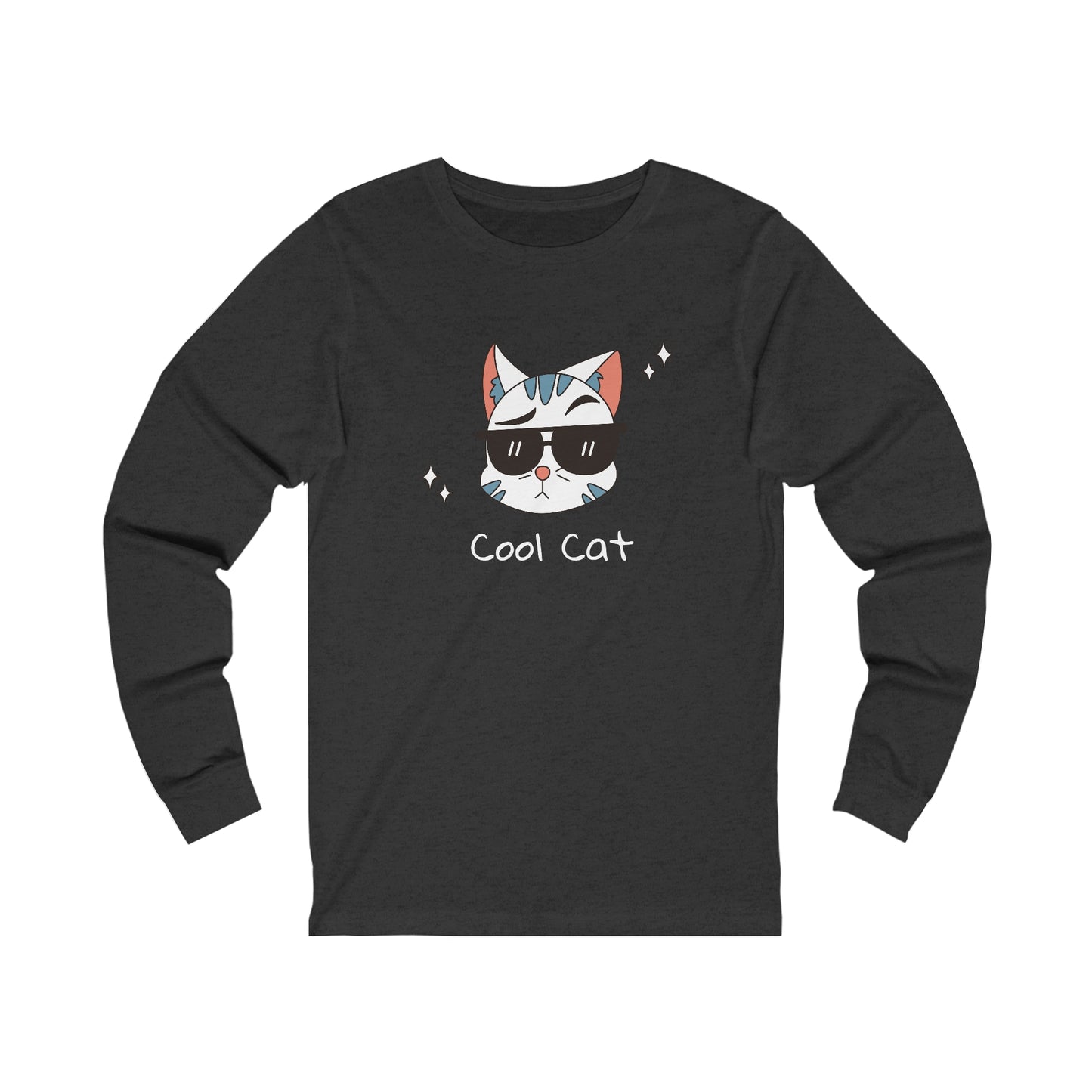 Coco The Coolest Cat I Know. Unisex Jersey Long Sleeve Tee.