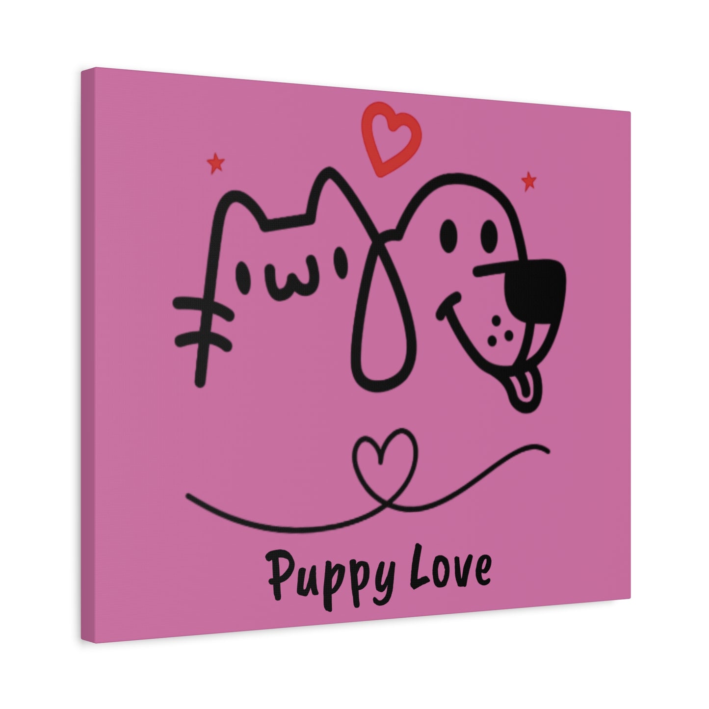 Puppy Love. Canvas Gallery Wraps
