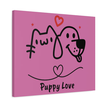Puppy Love. Canvas Gallery Wraps