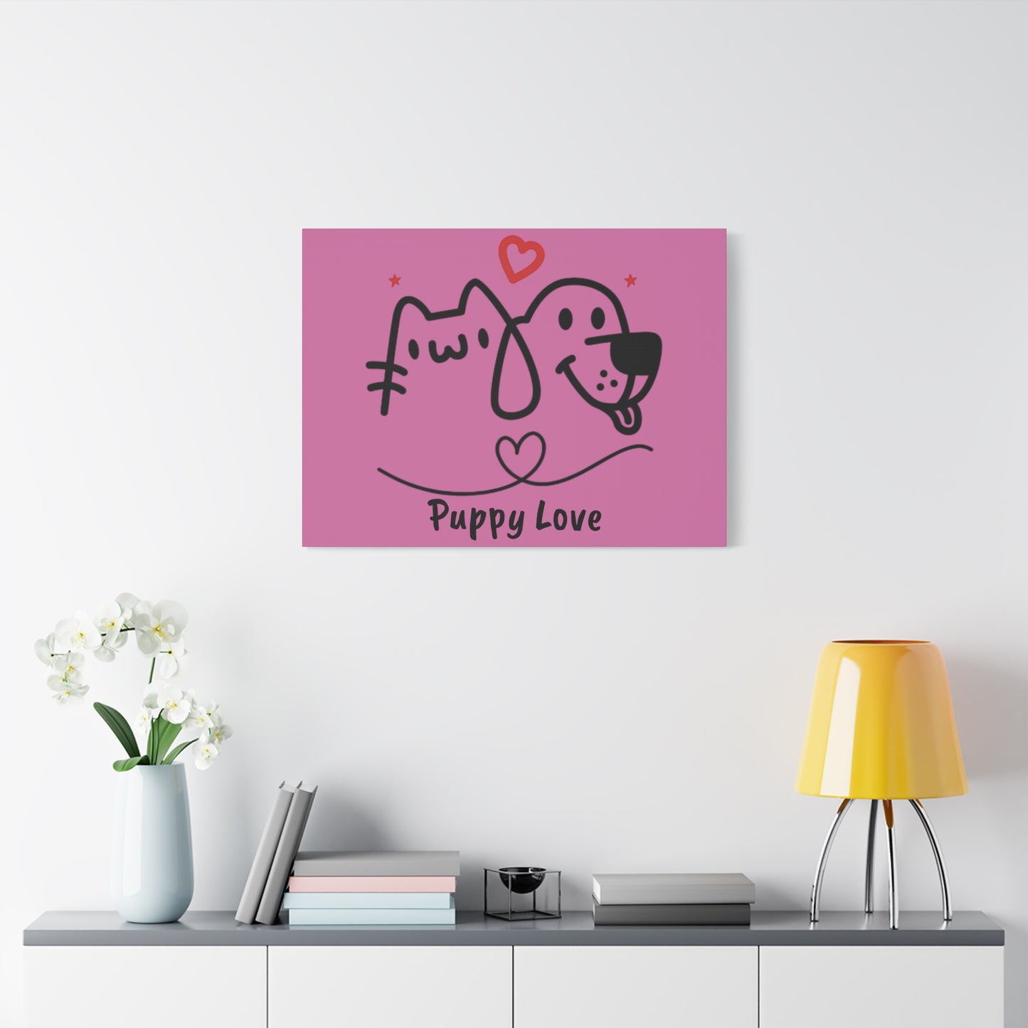 Puppy Love. Canvas Gallery Wraps