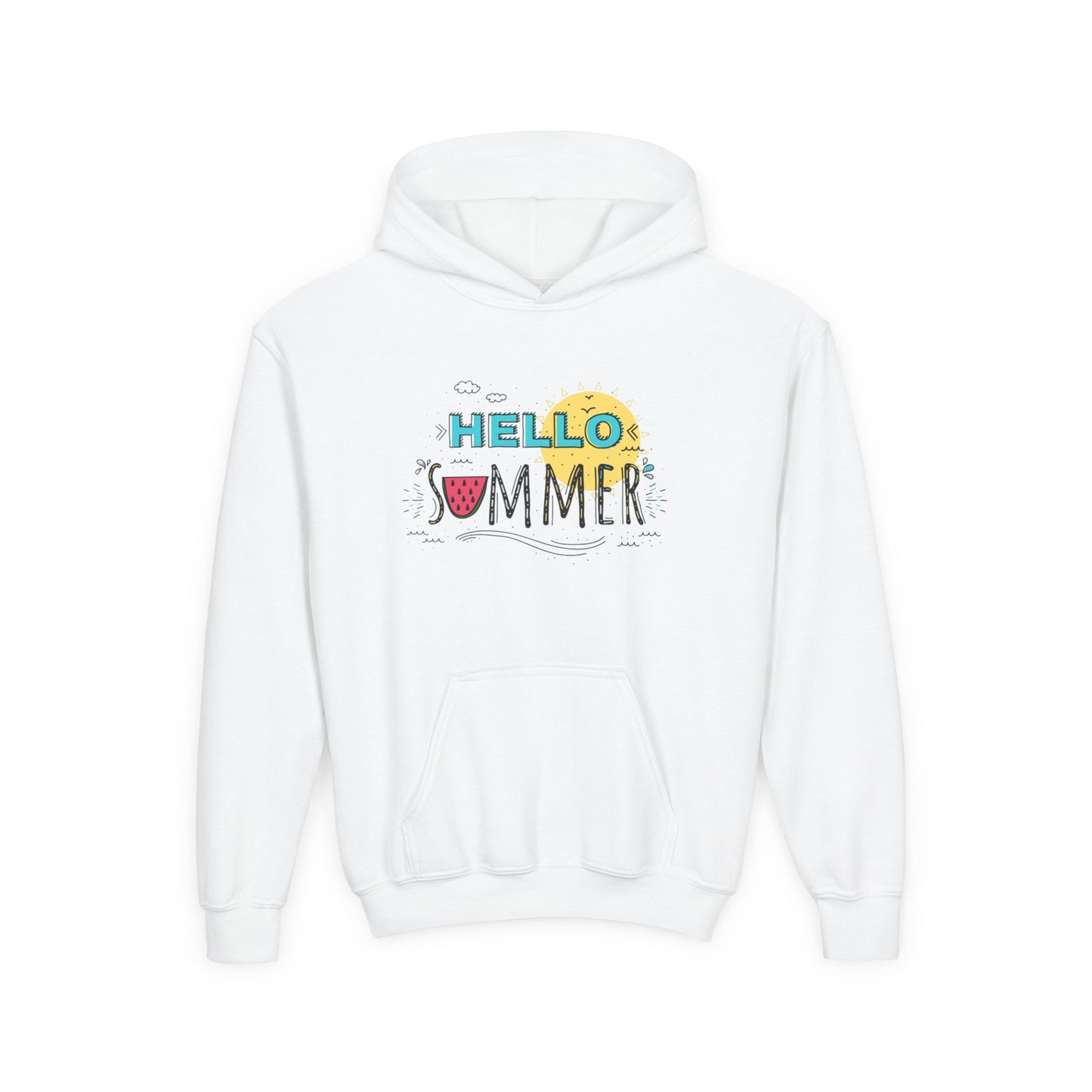 Hello Summer. Kids Hoodie