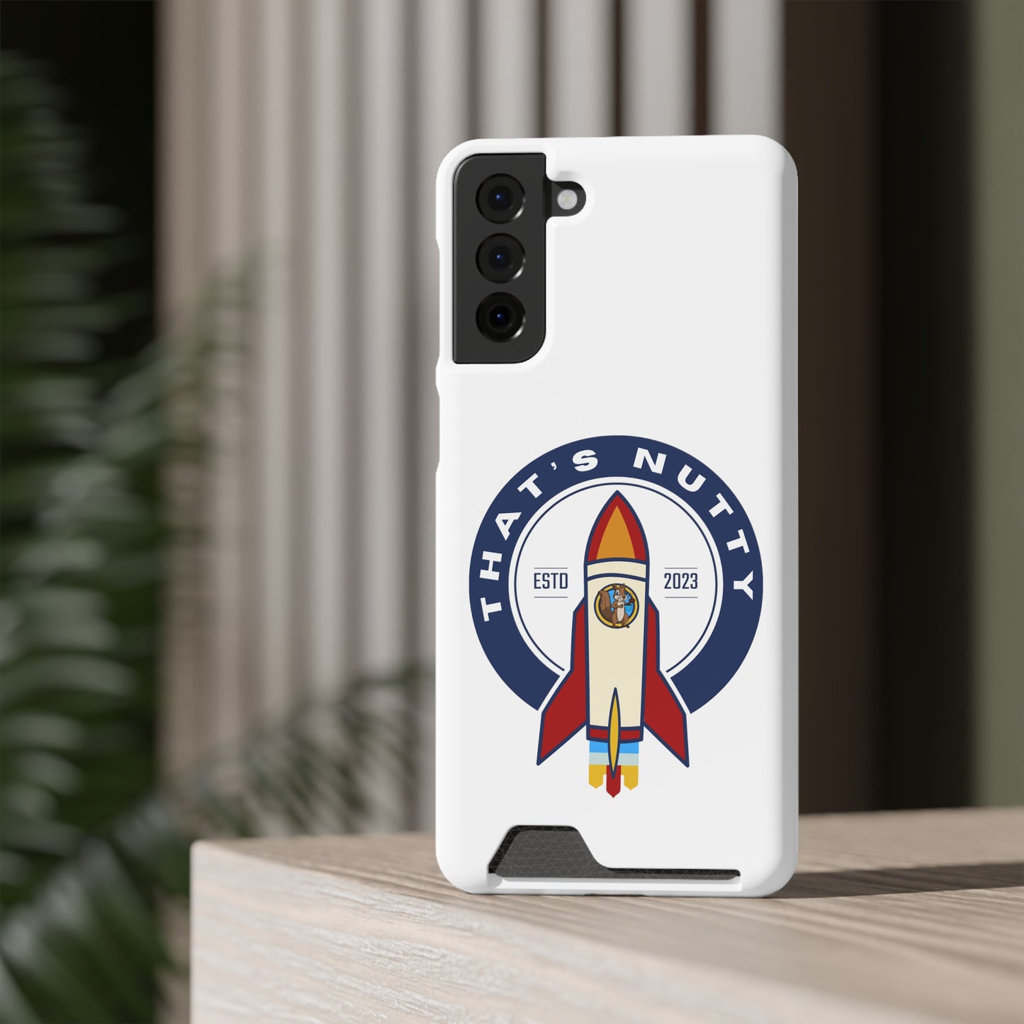 That's Nutty. Phone Case With Card Holder