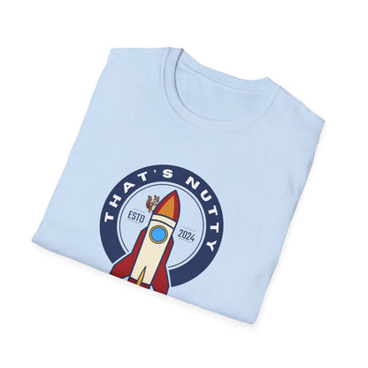 That’s Nutty On A Rocket Ship – Unisex Softstyle Rocket Ship Graphic Tee