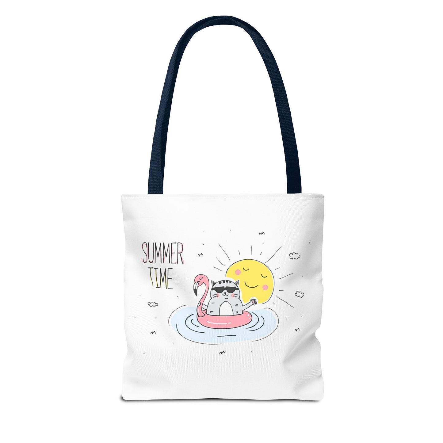 Jingles The Summertime Cat. Tote Bag (AOP)