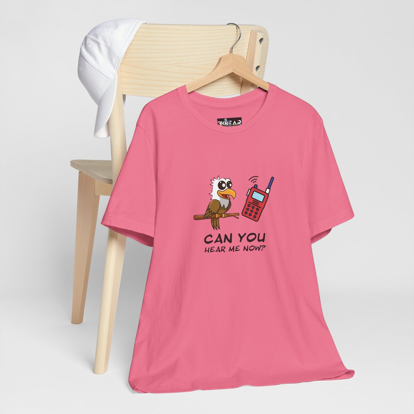 Burrowing Owl. Can You Hear Me Now? Unisex Jersey Short Sleeve Tee