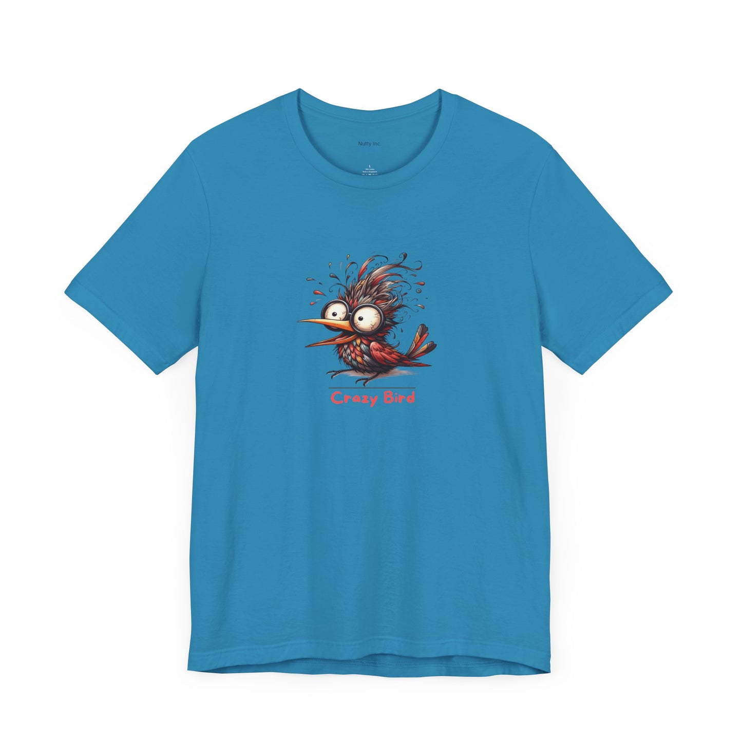 Crazy Bird. Unisex Jersey Short Sleeve Tee