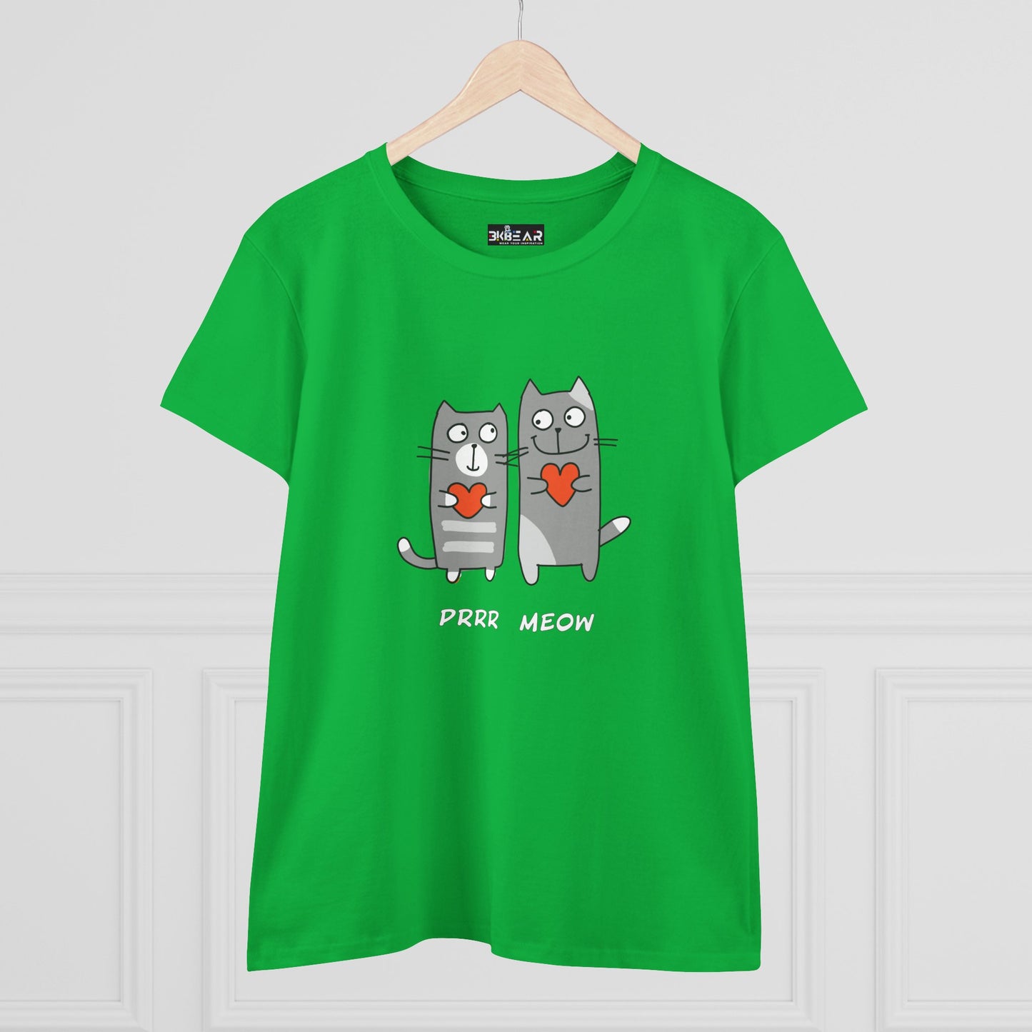 Happy Cat's. Prrr Meow. Women's Midweight Cotton Tee