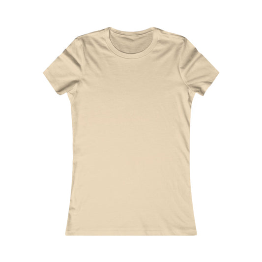 Solid Soft Cream. The Boyfriend Tee for Women