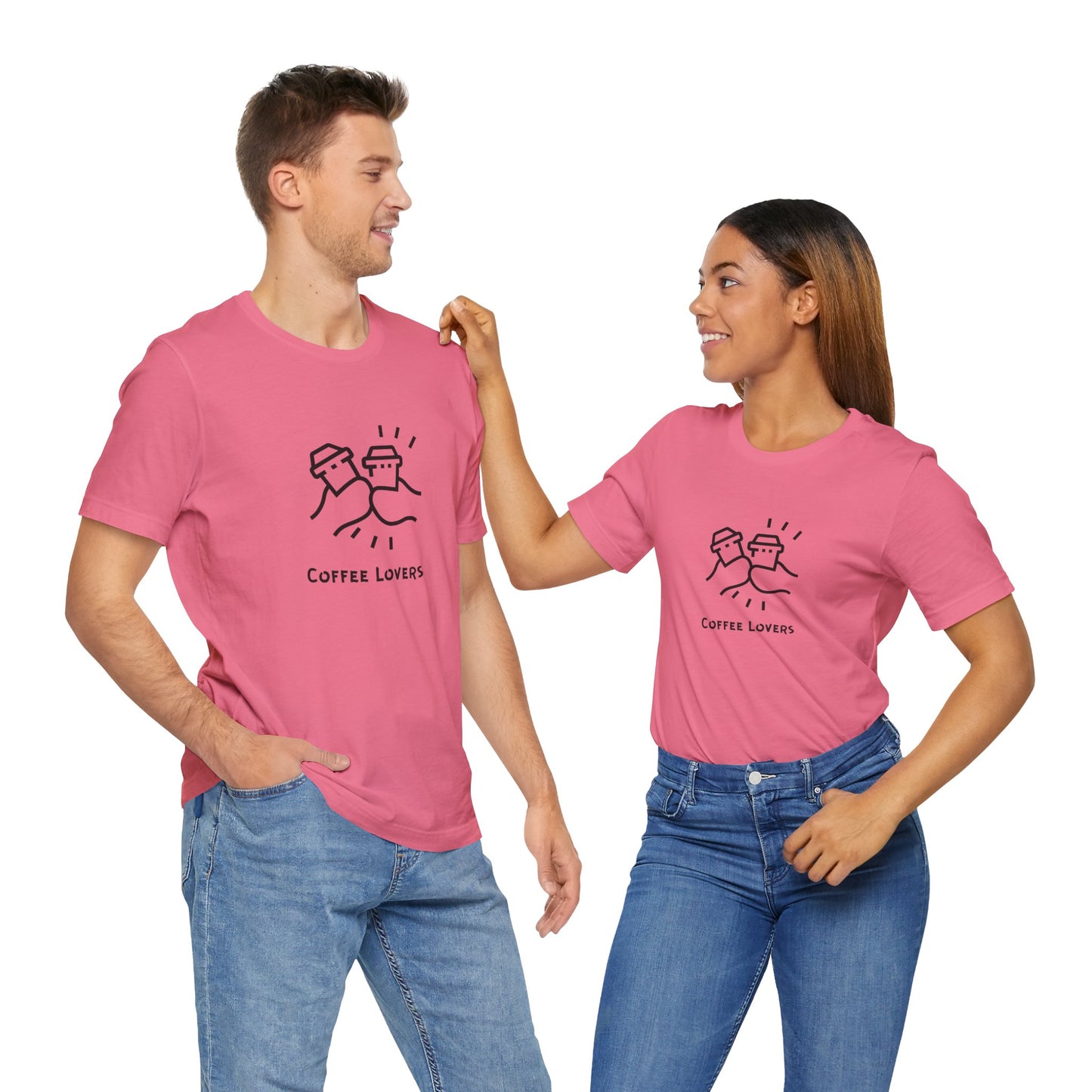 Coffee Lovers Unisex Jersey Tee – Funny Coffee Graphic T-Shirt For Men & Women