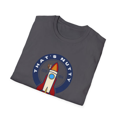 That’s Nutty On A Rocket Ship – Unisex Softstyle Rocket Ship Graphic Tee