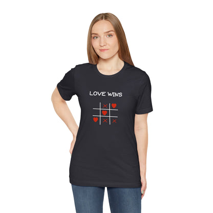 Love Wins!  Unisex Jersey Short Sleeve Tee