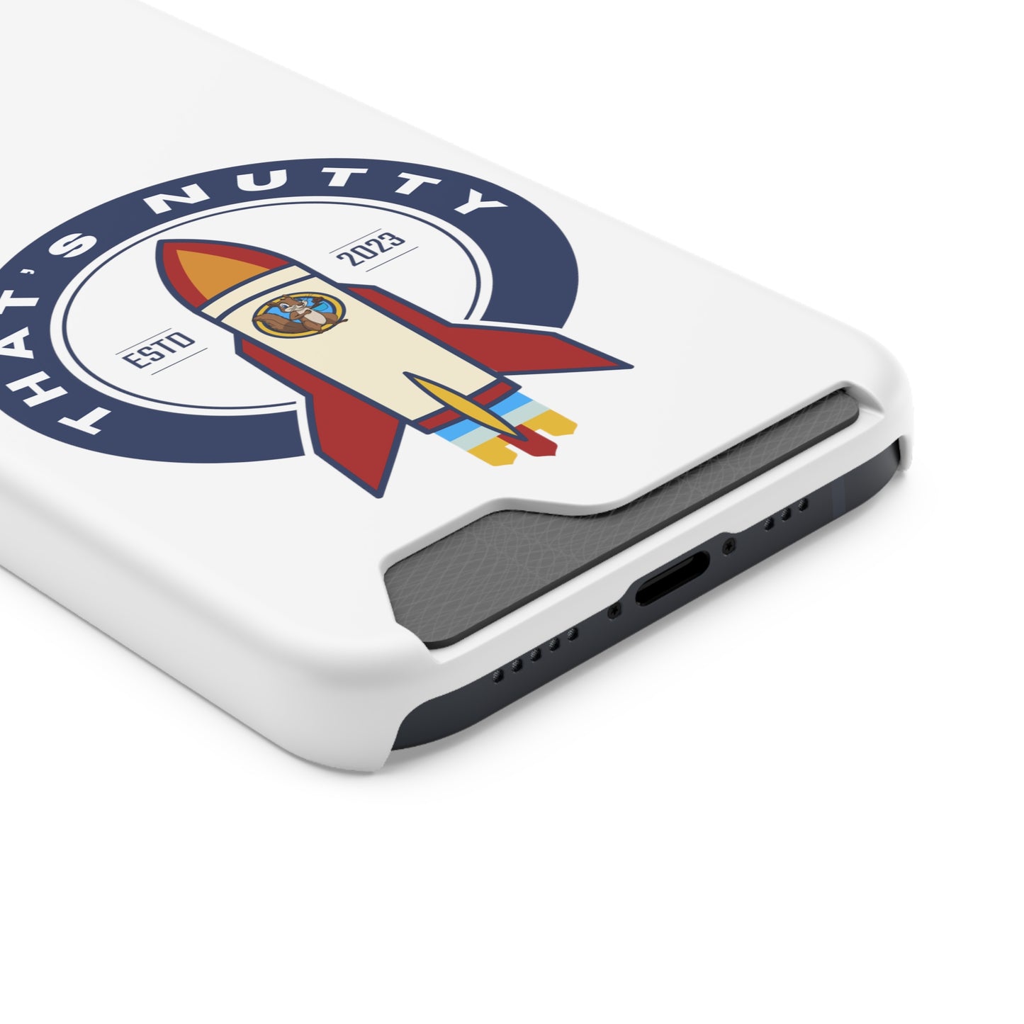 That's Nutty. Phone Case With Card Holder