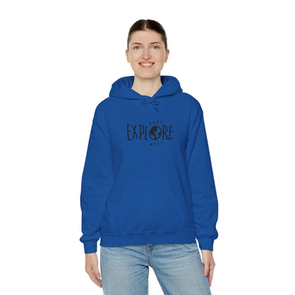 Explore Hoodie – Adventure Graphic Sweatshirt, Unisex Outdoor Hoodie