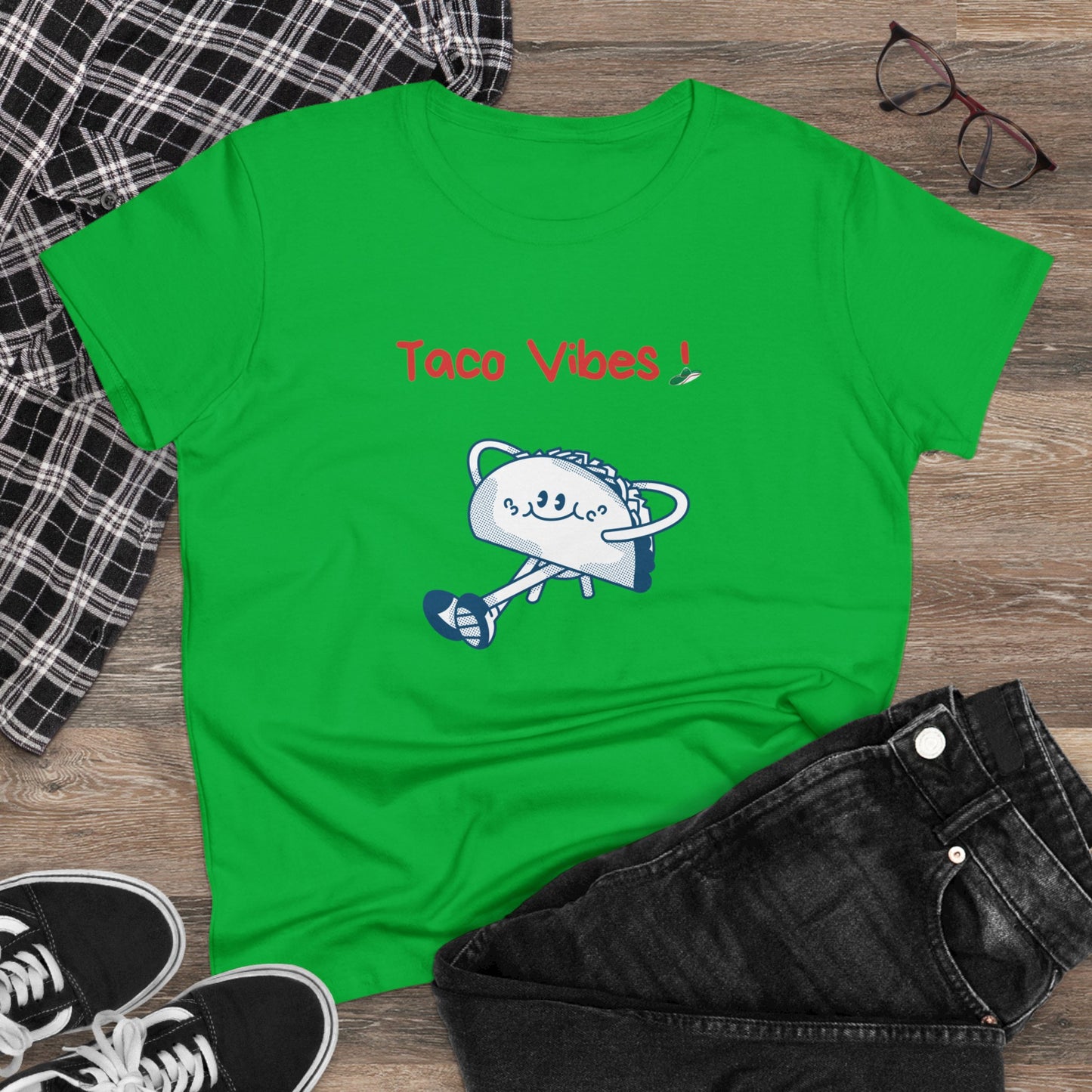 Taco Vibes! Women's Midweight Cotton Tee