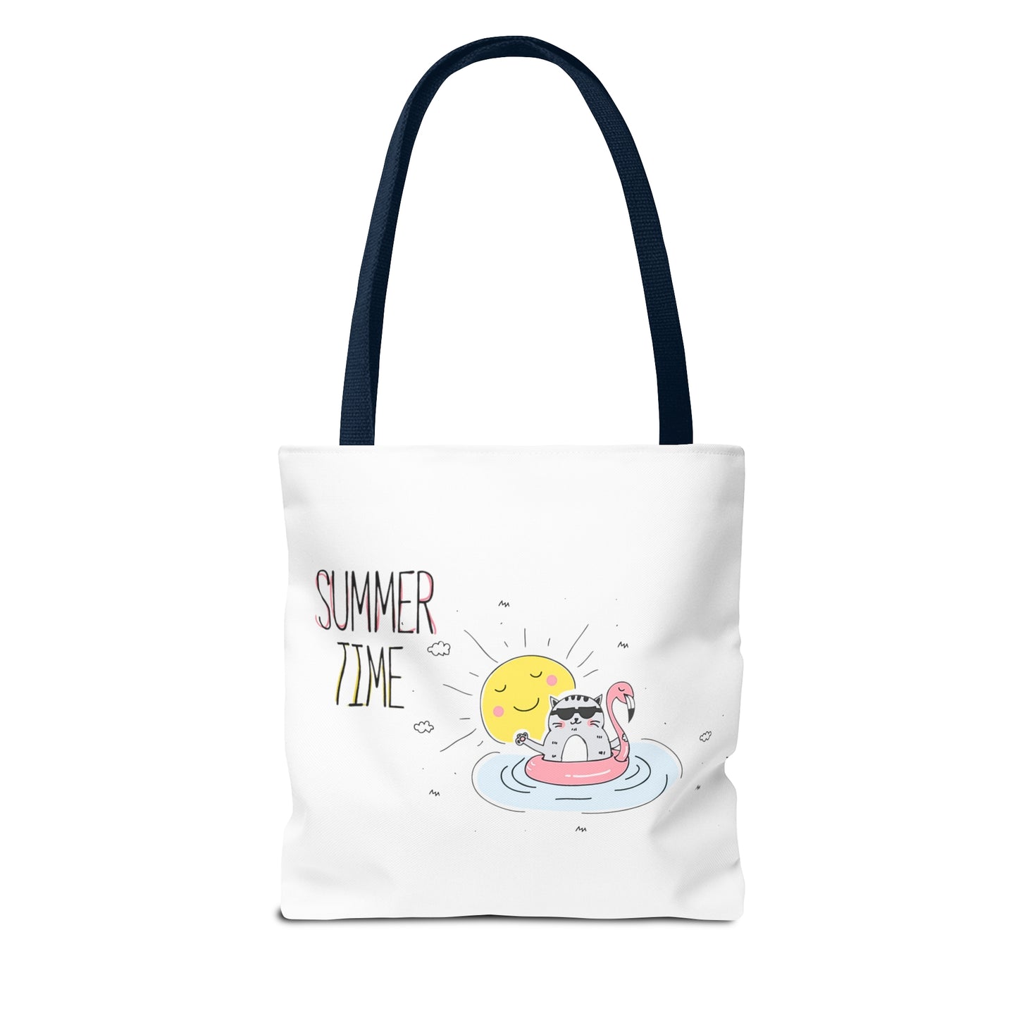 Summer Time Cat. Tote Bag (AOP)