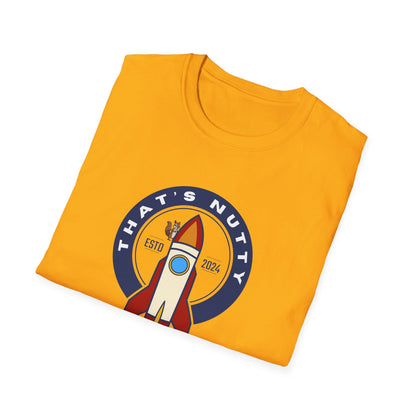 That’s Nutty On A Rocket Ship – Unisex Softstyle Rocket Ship Graphic Tee