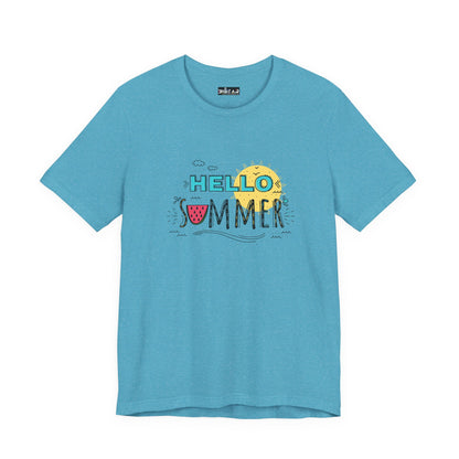 Hello Summer. Unisex Jersey Short Sleeve Tee