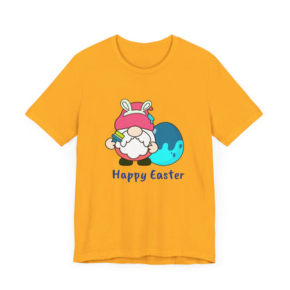 Happy Ester. Gnome.  Unisex Jersey Short Sleeve Tee