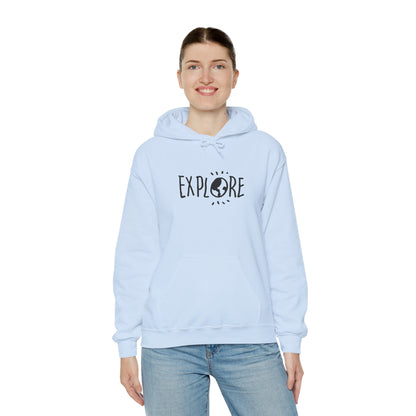 Explore Hoodie – Adventure Graphic Sweatshirt, Unisex Outdoor Hoodie