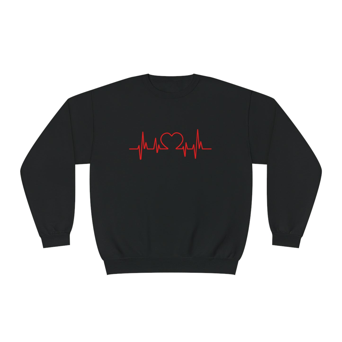 I Love You Heart Beat. Unisex NuBlend® Crewneck Sweatshirt