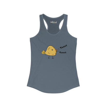Tweet Tweet. Women's Ideal Racerback Tank