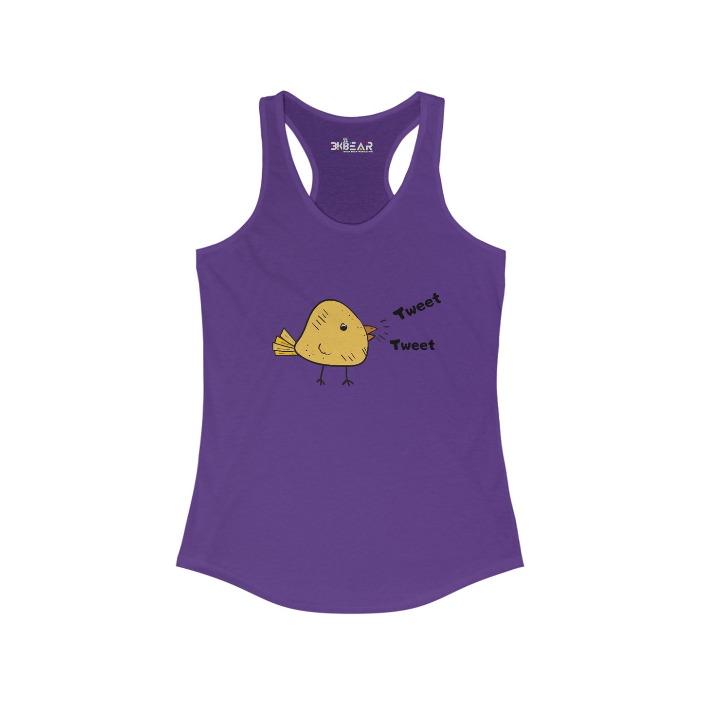Tweet Tweet. Women's Ideal Racerback Tank