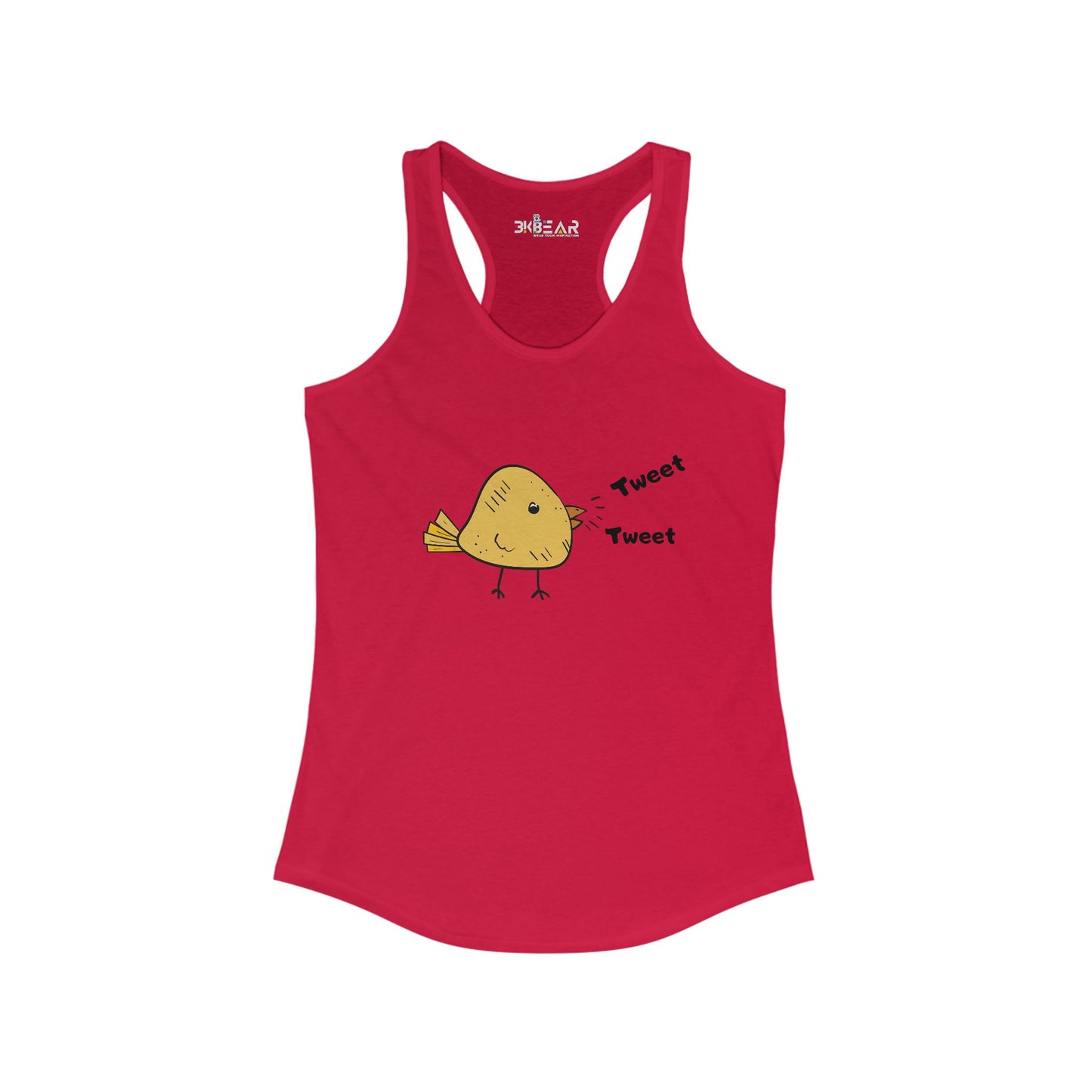 Tweet Tweet. Women's Ideal Racerback Tank