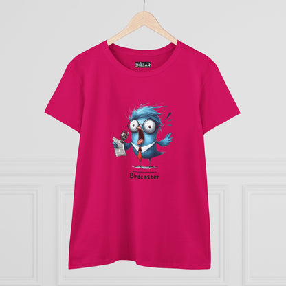 Birdcaster Women’s Tee | Funny Birdwatching Graphic Shirt