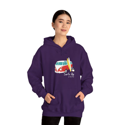 Surfs Up Dude. Unisex Heavy Blend™ Hooded Sweatshirt