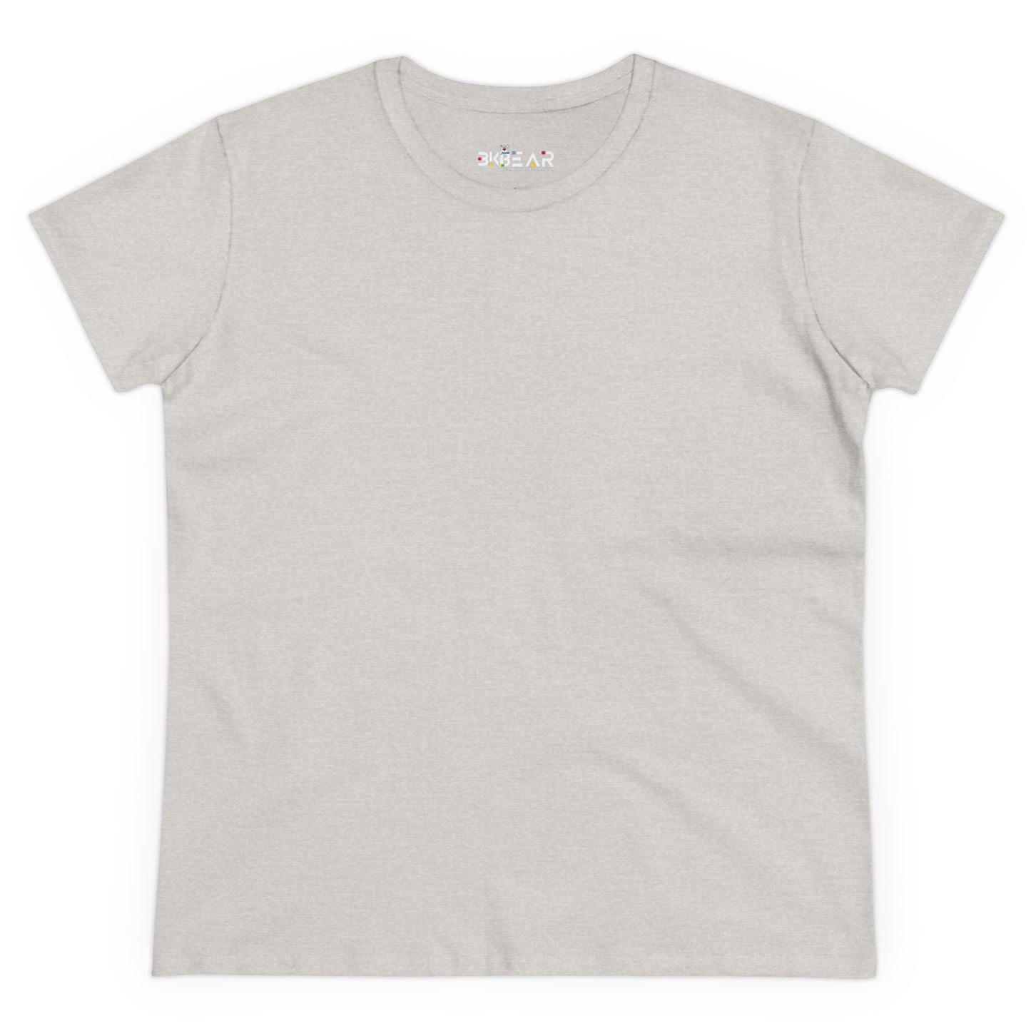 Solid Orange. Women's Midweight Cotton Tee