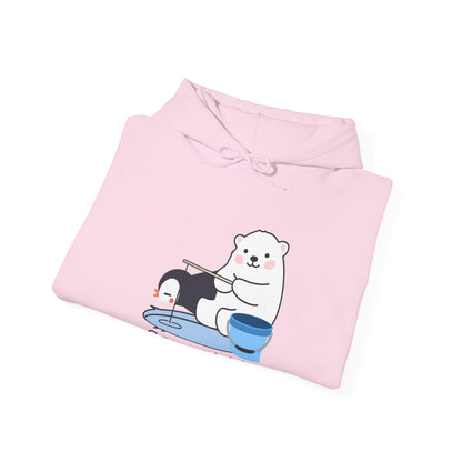 Gone Fishing. Unisex Hooded Sweatshirt.