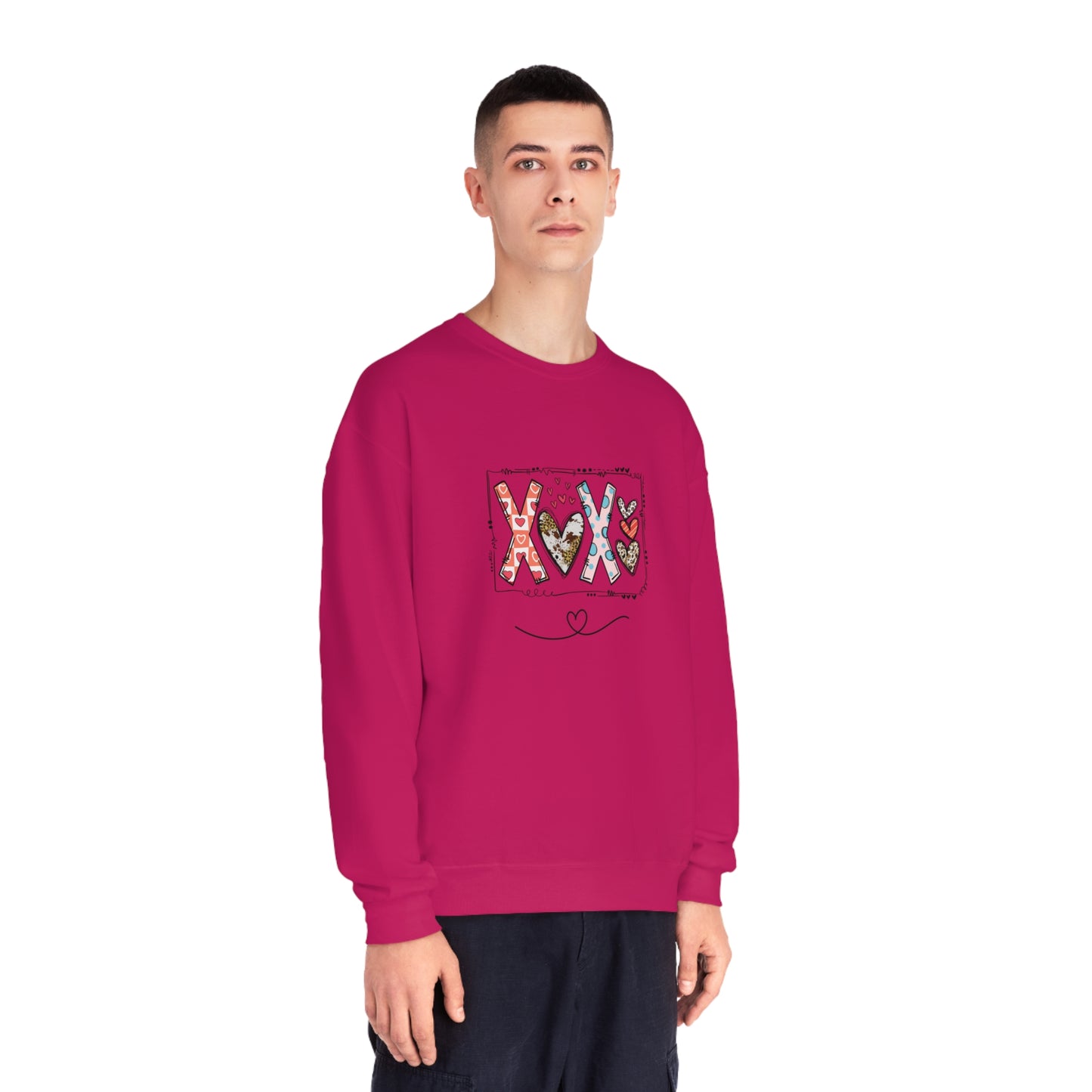 Sign of Love. XOXO. Unisex NuBlend® Crewneck Sweatshirt