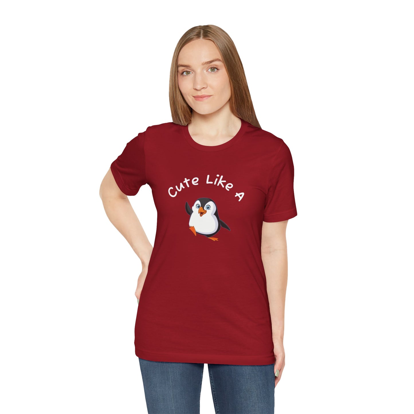 Cute Like a Penguin. Unisex Jersey Short Sleeve Tee