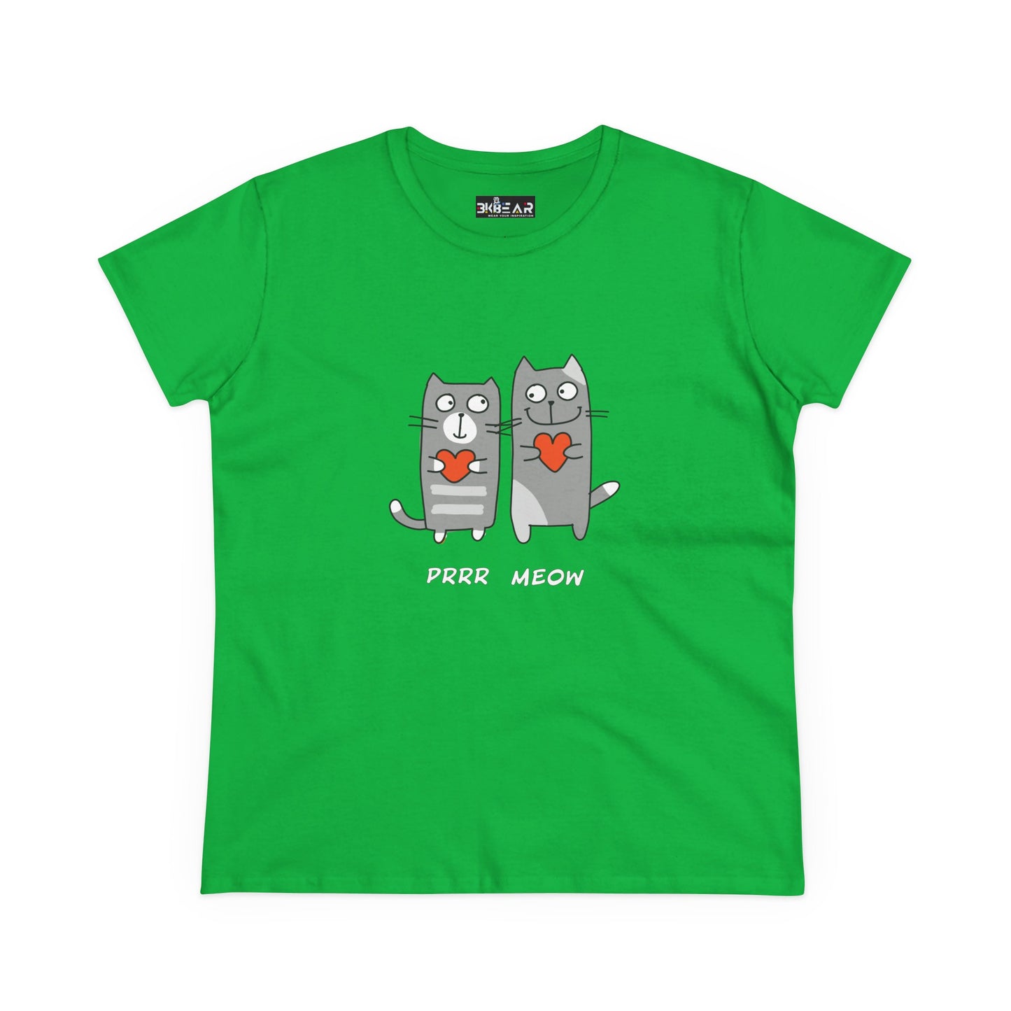 Happy Cat's. Prrr Meow. Women's Midweight Cotton Tee