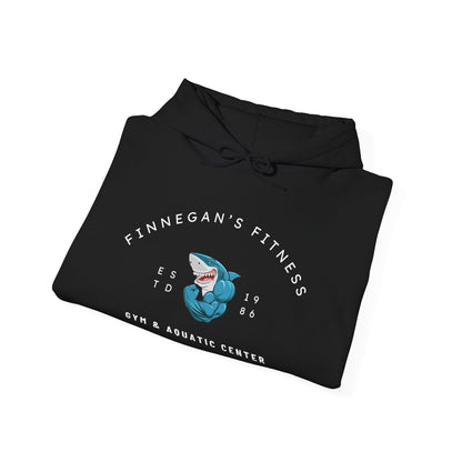 Shark Gym Hoodie – Finnegan’s Fitness & Aquatic Center Sweatshirt