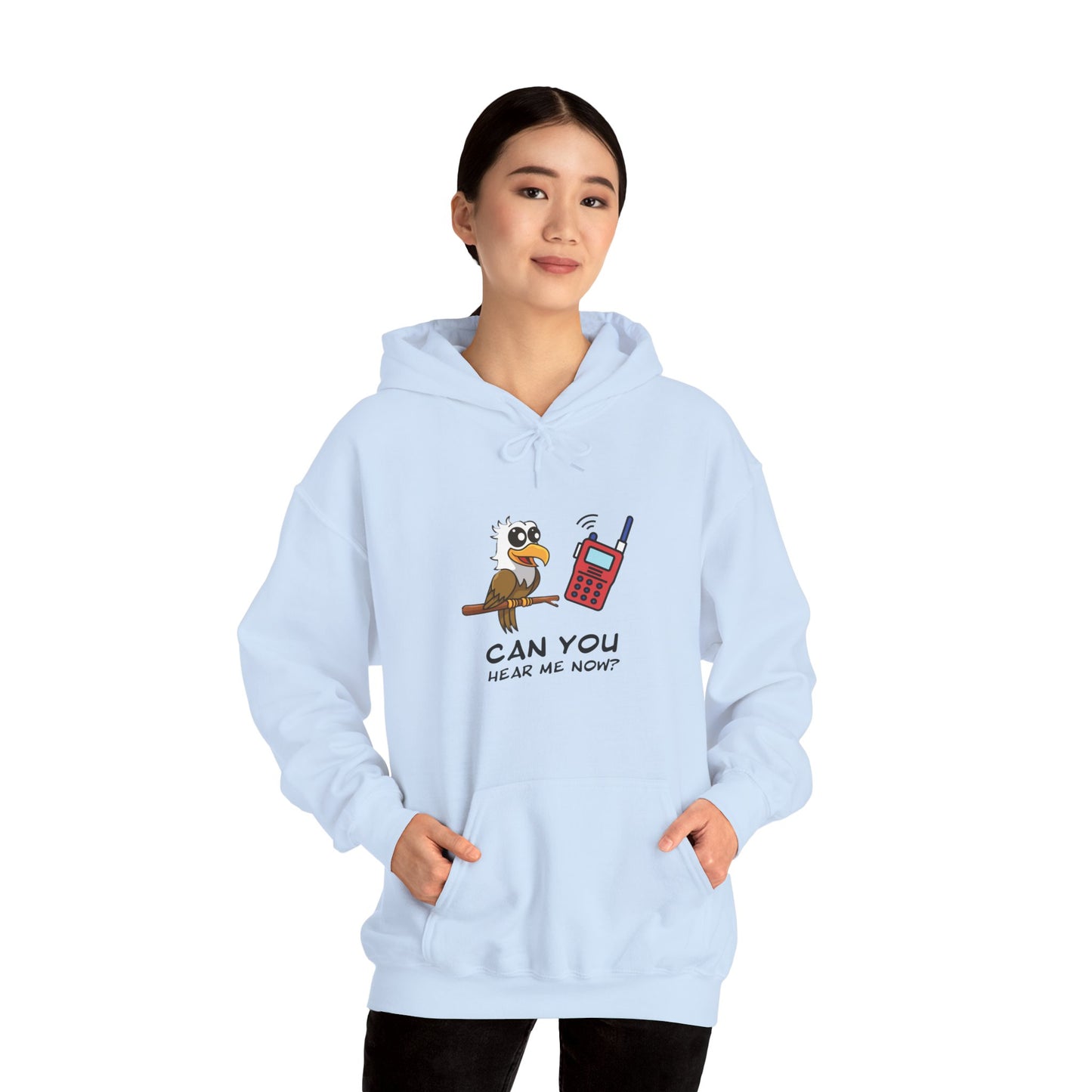 Owl Graphic Sweatshirt – Can You Hear Me Now? Bird on a Mission