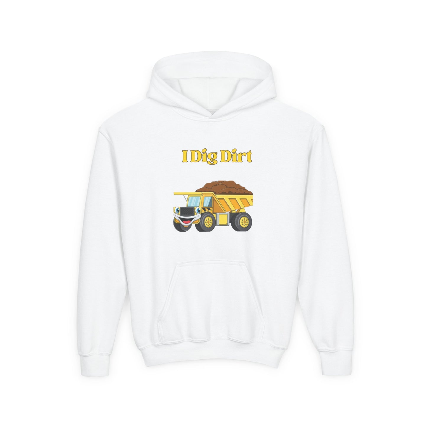 I Dig Dirt. Kids Hoodie