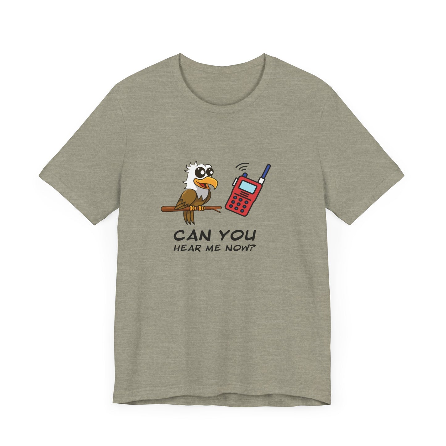 Burrowing Owl. Can You Hear Me Now? Unisex Jersey Short Sleeve Tee