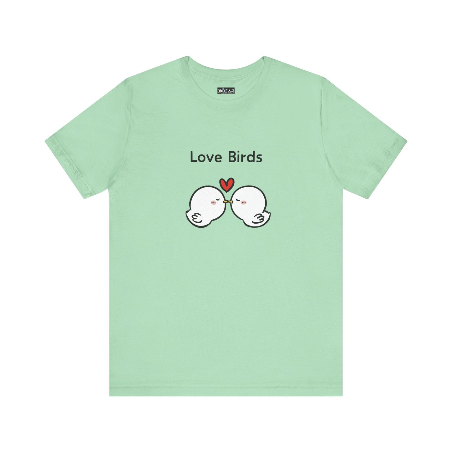 Love Birds Boyfriend T Graphic. Unisex Jersey Short Sleeve Tee