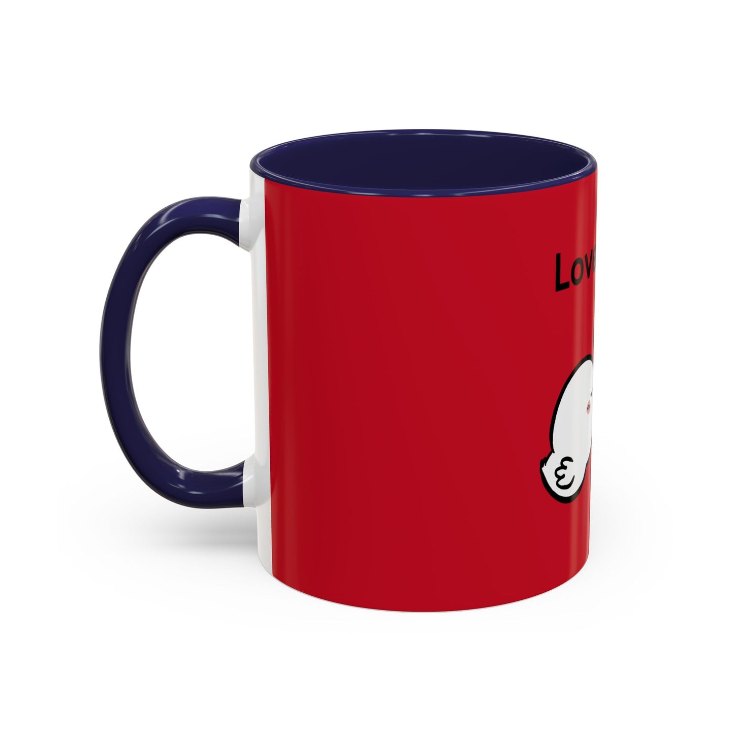 Love Birds Cute Design. Cartoon Mug, 11oz