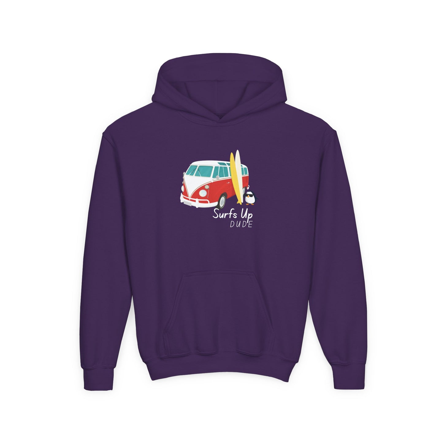 Surf's Up Dude. Kids Hoodie