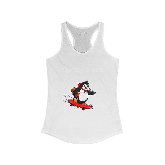 Express Mail. Women's Ideal Racerback Tank