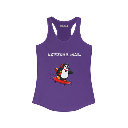Express Mail. Women's Ideal Racerback Tank