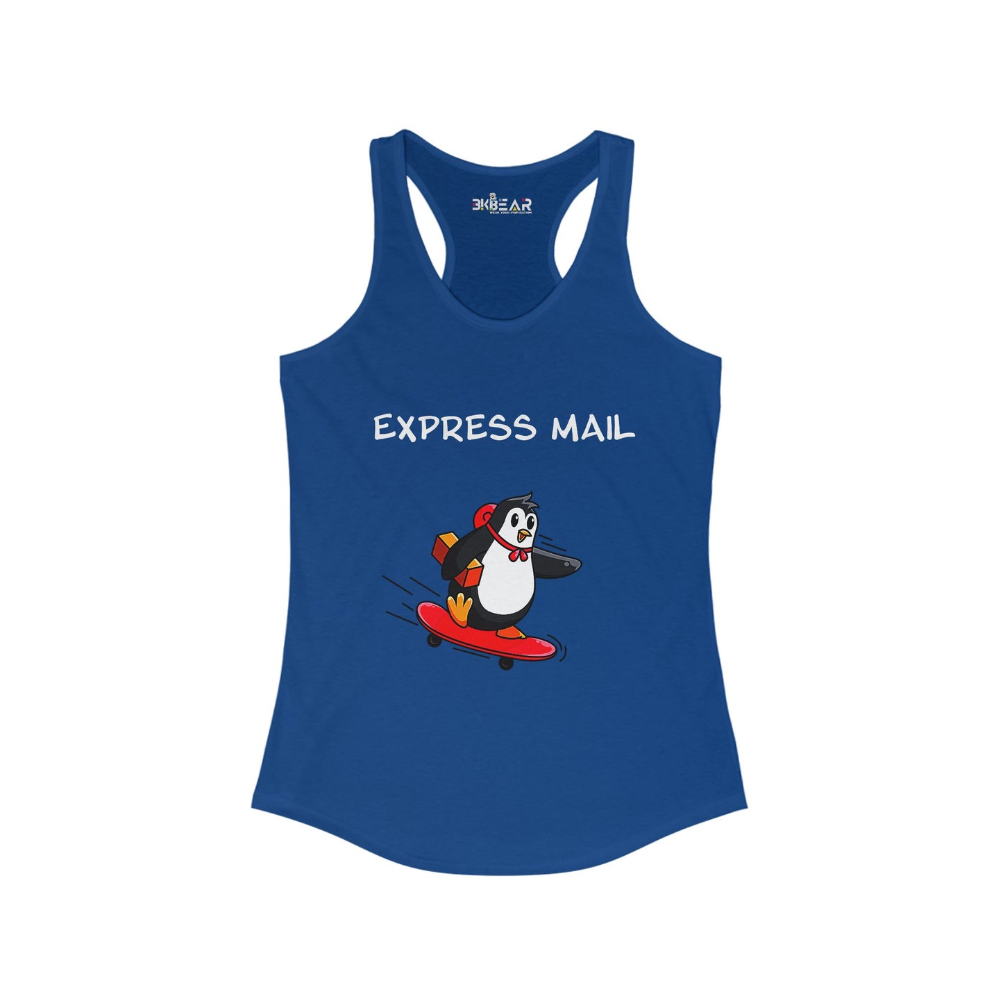 Express Mail. Women's Ideal Racerback Tank