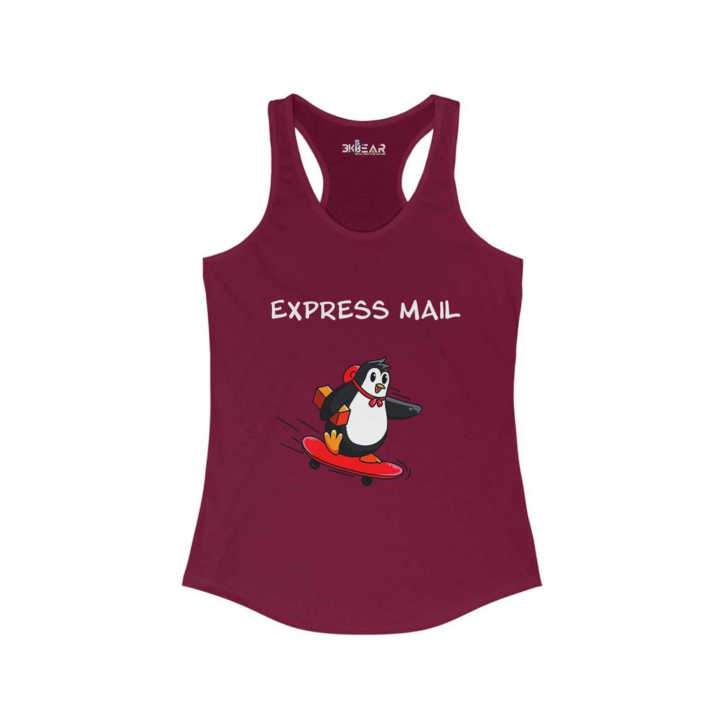 Express Mail. Women's Ideal Racerback Tank